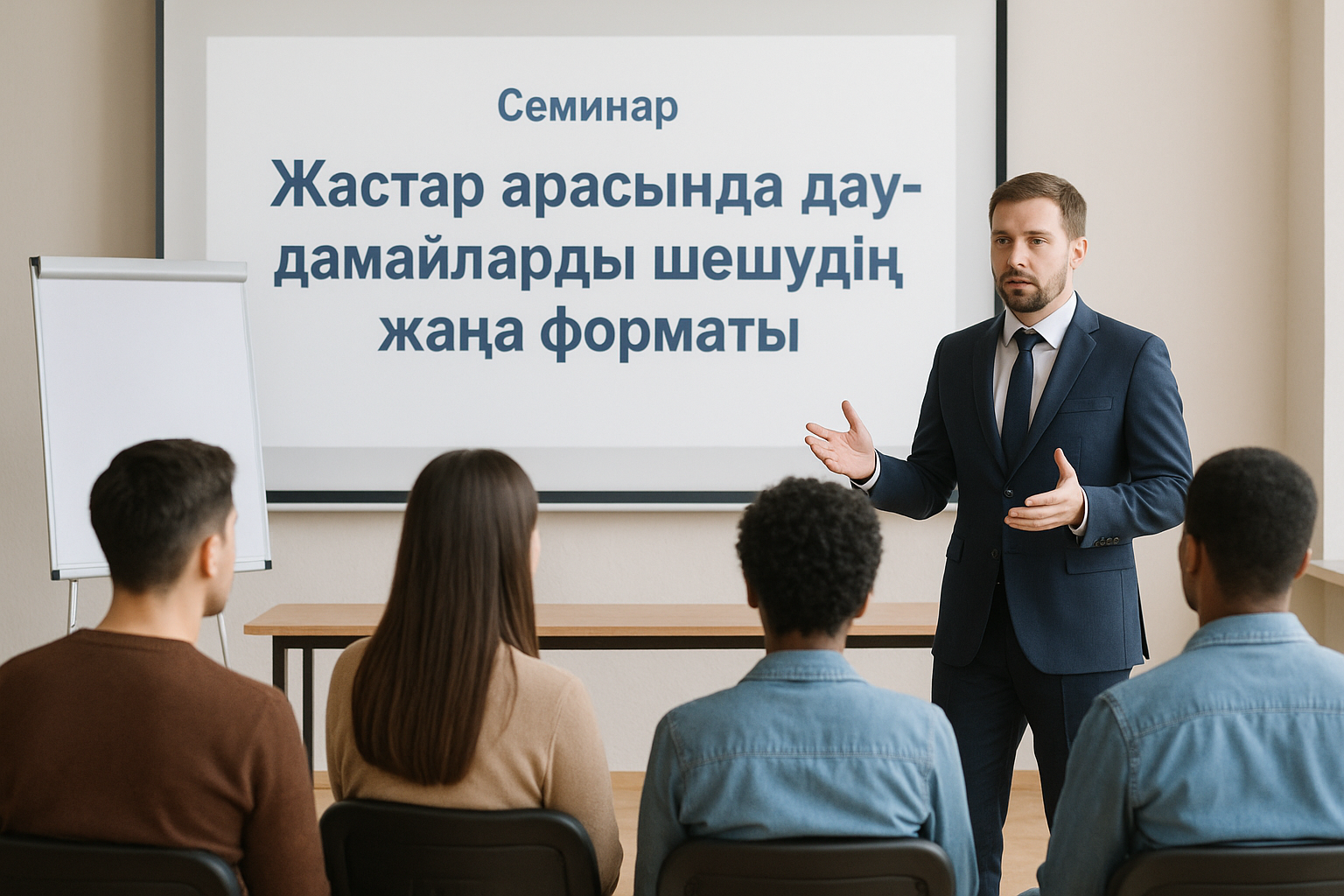 Семинар с юристом-медиатором на тему «Новый формат разрешения споров среди молодежи».